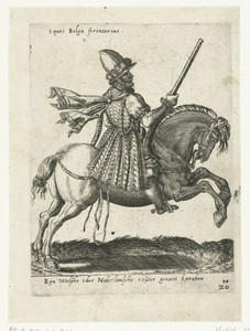 Nederlandse ruiter met karabijn