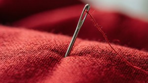 Needle Piercing Red