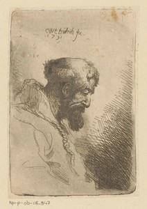 Neerkijkende franciscaan