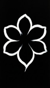 Negative Space Blossom