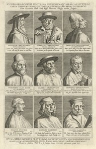Negen portretten van Griekse geleerden