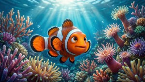 Nemo in Coral Reef