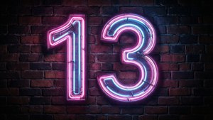 Neon 13 on Brick