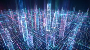 Neon 4D Cityscape