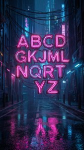 Neon ABC Alley