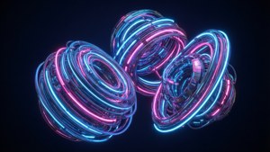 Neon Abstract 3D Objects
