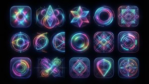 Neon Abstract Apps