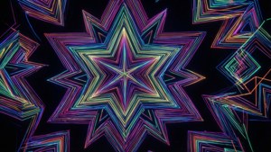 Neon Abstract Pattern