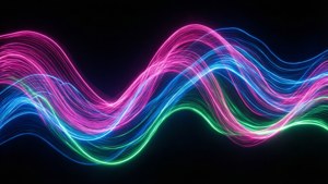 Neon Abstract Waves