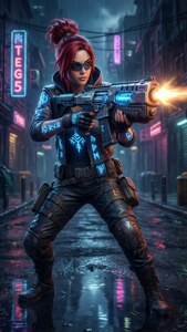Neon Alley Calamity