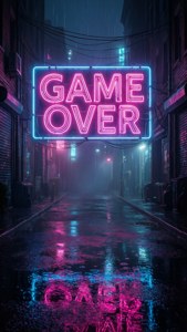 Neon Alley Night