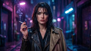 Neon Alley Noir