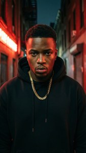 Neon Alley Portrait