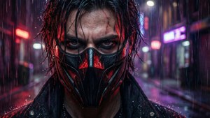 Neon Alley Rain