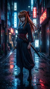 Neon Alley Shadow