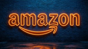Neon Amazon Logo