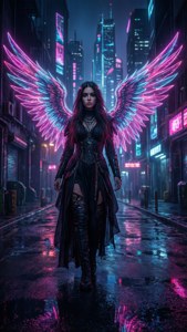 Neon Angel Cyberpunk
