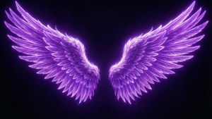Neon Angel Wings