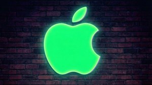 Neon Apple Vaporwave