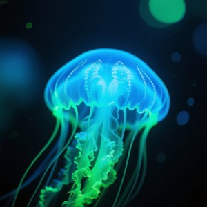 Neon Aquarium Jelly