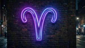 Neon Aries Sign