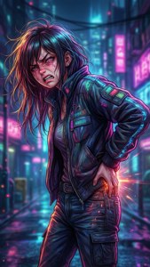 Neon Back Strain