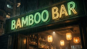 Neon Bamboo Bar