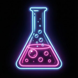 Neon Beaker Sign