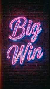 Neon Big Win Sign