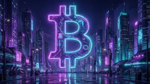 Neon Bitcoin City