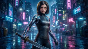 Neon Blade Night