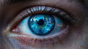 Neon Blue Eye