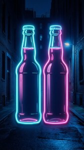 Neon Bottles