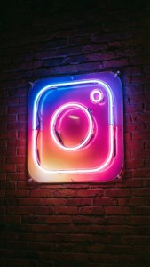 Neon Brick Wall