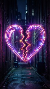 Neon Broken Heart