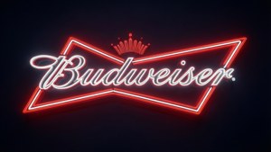 Neon Budweiser Logo