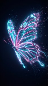 Neon Butterfly Dream