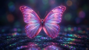 Neon Butterfly Dream