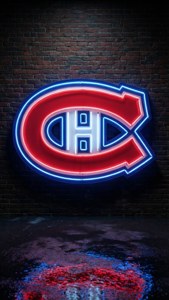Neon Canadiens Logo