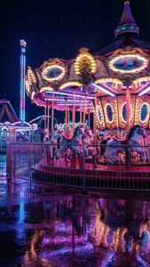 Neon Carousel Dreams