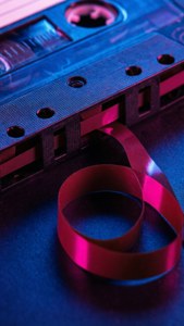 Neon Cassette Spill