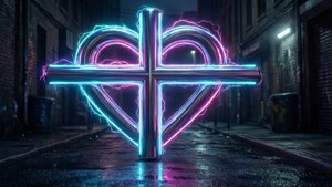 Neon Chrome Cross