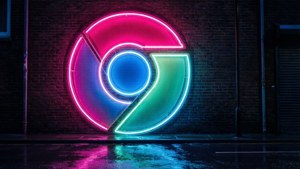 Neon Chrome Sign