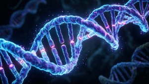 Neon Chromosome Helix