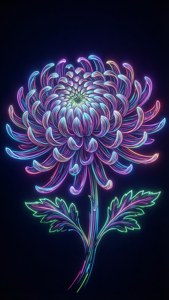 Neon Chrysanthemum