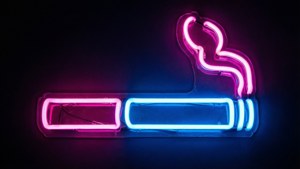 Neon Cigarette Sign