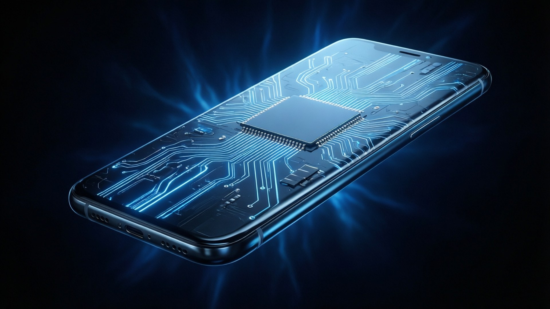 Neon Circuit Phone by Wallpapers.art Studio