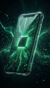 Neon Circuit Void Phone