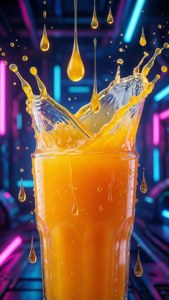 Neon Citrus Splash