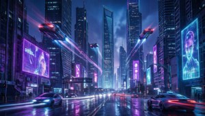 Neon City Aura